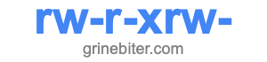 rw-r-xrw- rw-r-xrw-