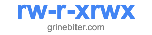 rw-r-xrwx rw-r-xrwx