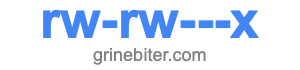 rw-rw---x rw-rw---x