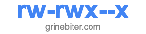 rw-rwx--x rw-rwx--x