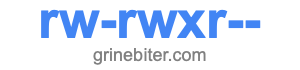rw-rwxr-- rw-rwxr--