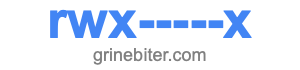 rwx-----x rwx-----x